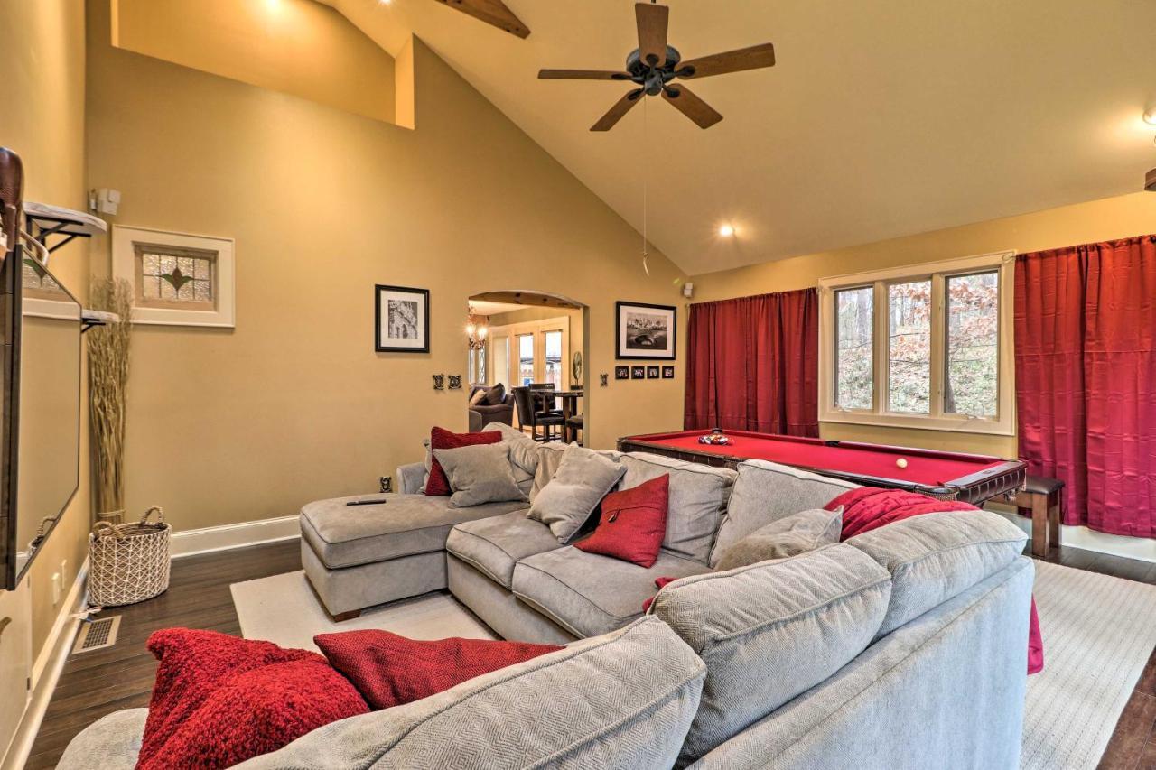 Cozy Conyers Cabin With Fireplace And Pool Table! Bagian luar foto
