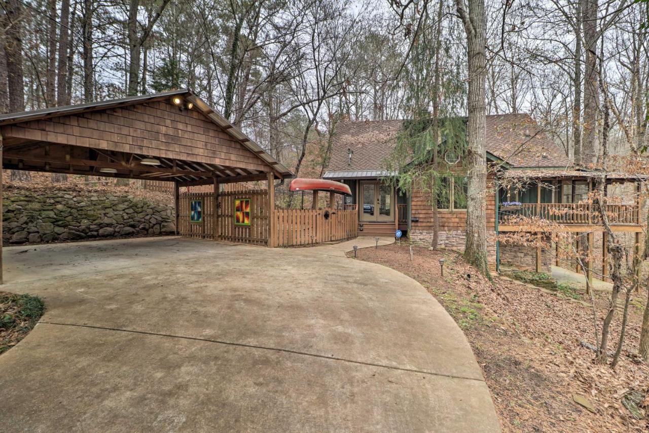Cozy Conyers Cabin With Fireplace And Pool Table! Bagian luar foto